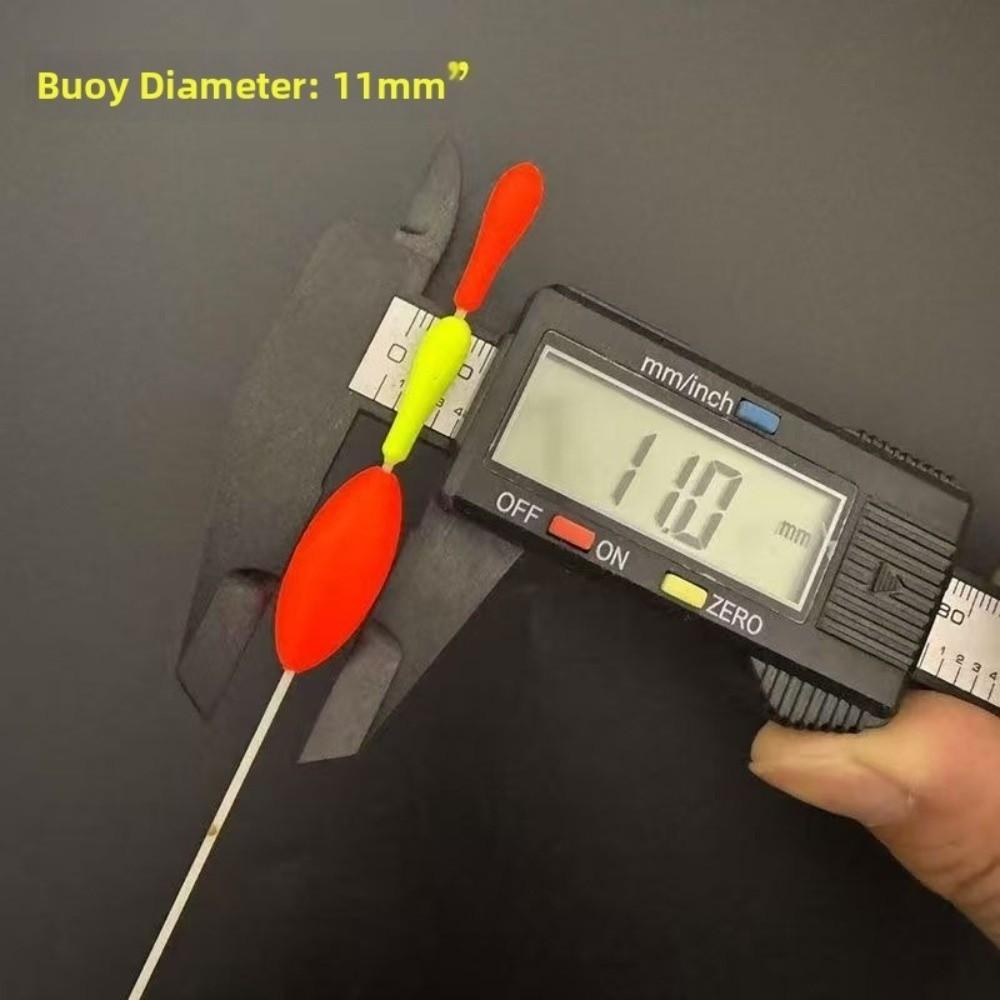 10 Pcs Set Fishing Floats Set Mix Color Fishing Tackle Accessories Foam Buoys Freshwater Fishing