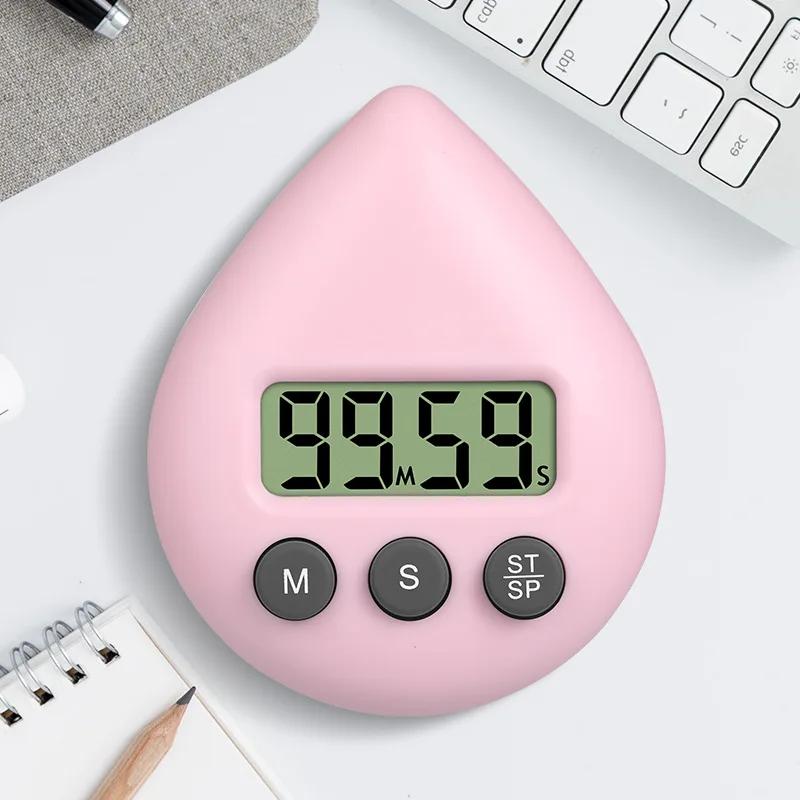 Digital Shower Timer Waterproof Energy Saver Bathroom Electronic Countdown Water Drop Alarm Clock