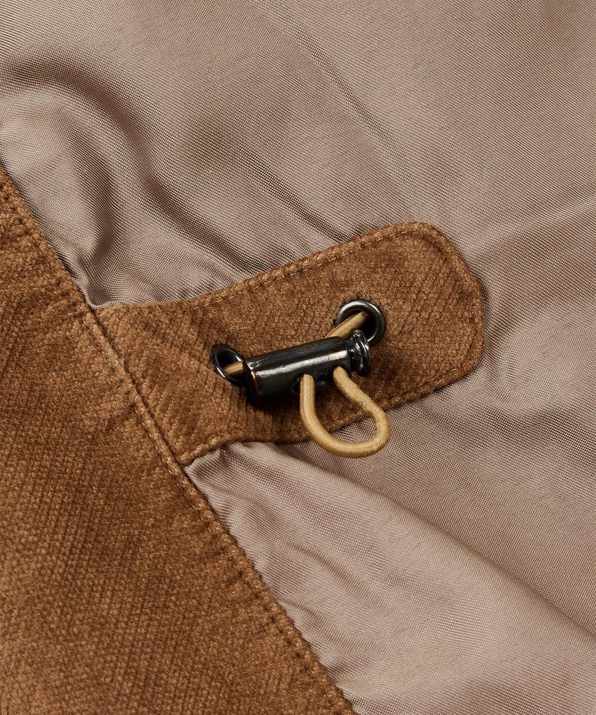Man On The Boon Waist String Collar Jacket_Brown 4714309003