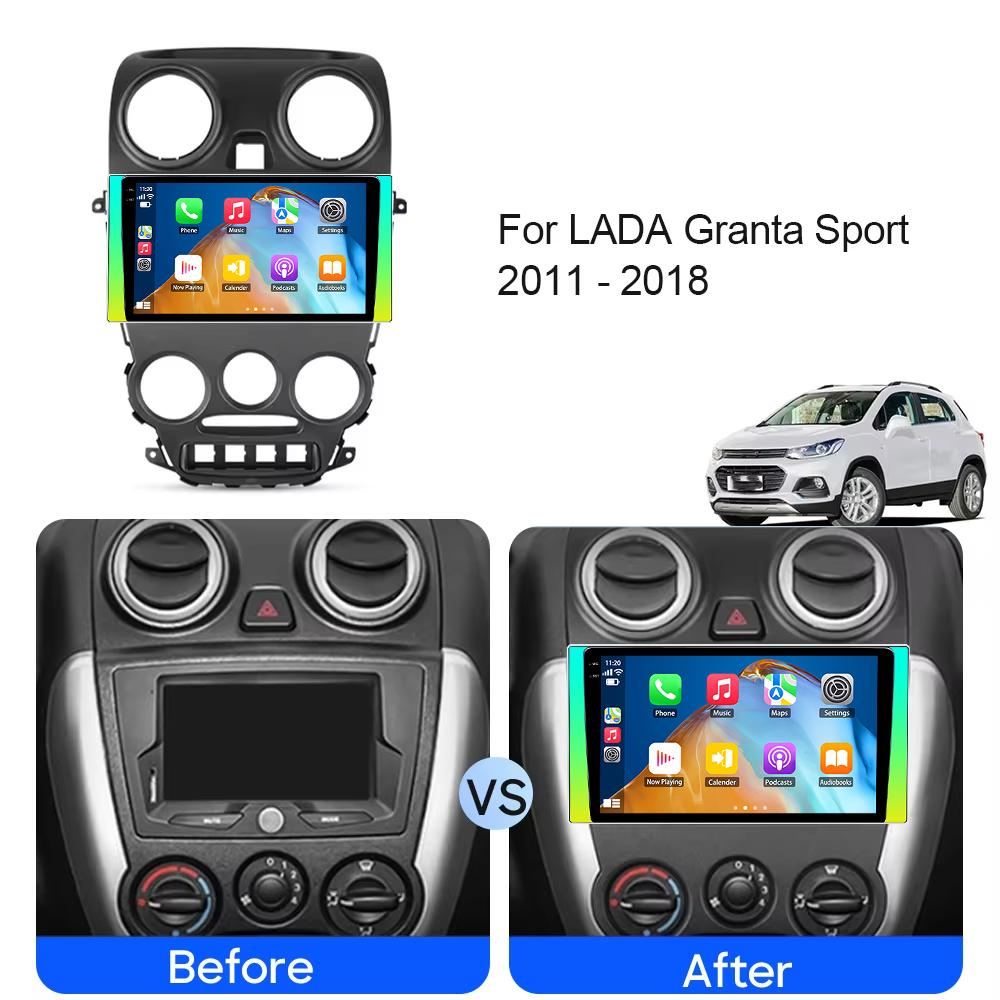 2din Android Car Radio для Lada Granta Sport 2011 - 2018 Мультимедийный Видеоплеер Навигация GPS стерео Carplay Головное Устройство 4G