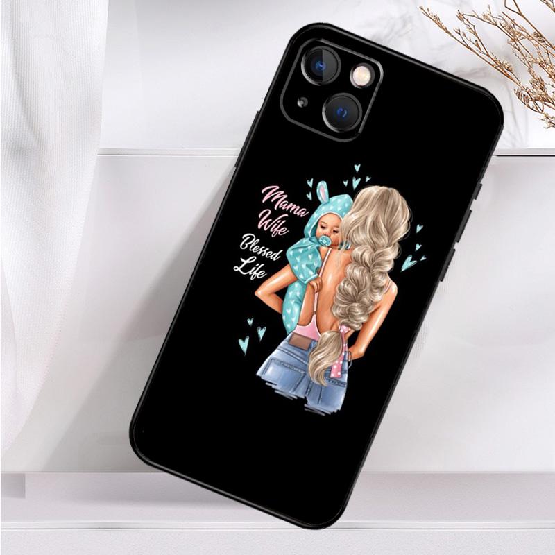 Модный чехол для телефона Super Mom для iPhone 14 13 12 11 16 15 Pro Max Plus Mini 7 8 X XR XS Max мягкий чехол