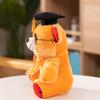 1 Piece 23cm Graduation Bear Plush Toy Cute Animals Bear Soft Doll Throw Pillow Boys Girls Students Graduation Gift Party Decor