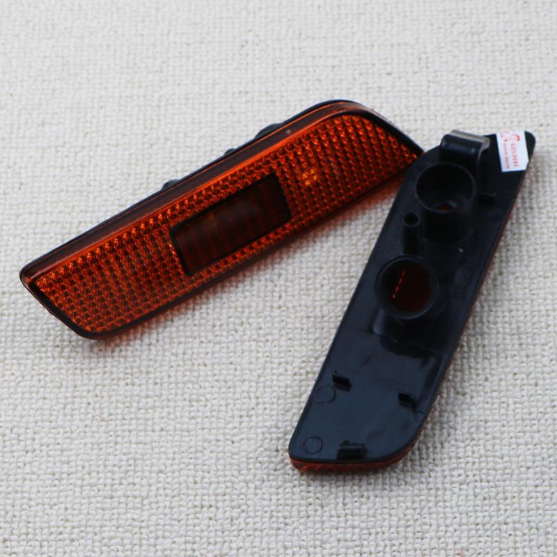 9188263 For Volvo S80 2002 2003 2004 2005 2006 Front Marker Turn Signal Indicator Lamp Light Lens Housing Left Right 9188264