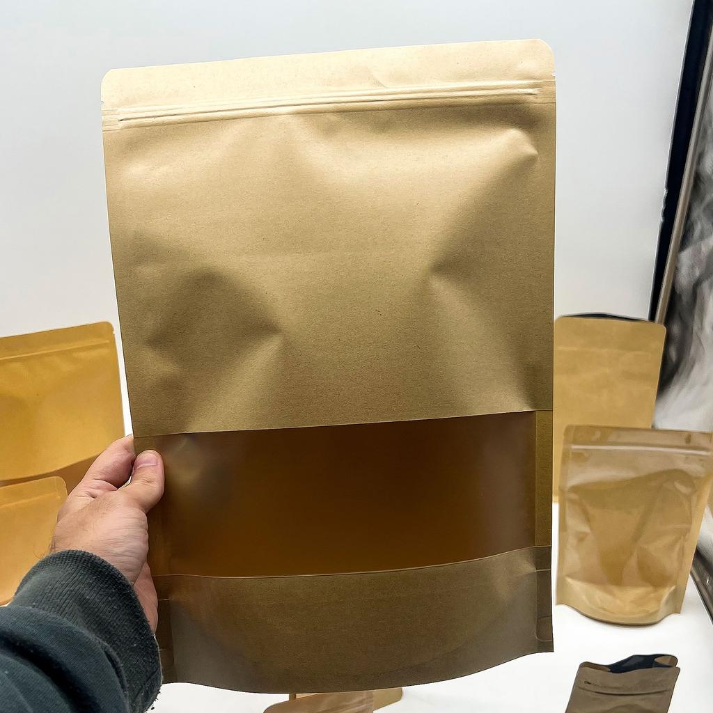 Kraft Window Bag 25x35cm