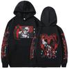 Japanese Anime Black Clover Hoodie Asta Double Sided Graphic Sweatshirts Harajuku Vintage Men's Casual Oversized Hoodies Couples
