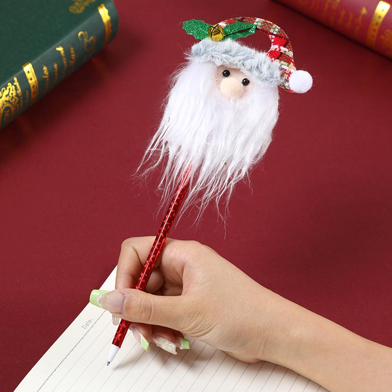 Праздничная шариковая ручка с рисунком и колокольчиком - Идеальный рождественский и новогодний подарок для детей и студентов