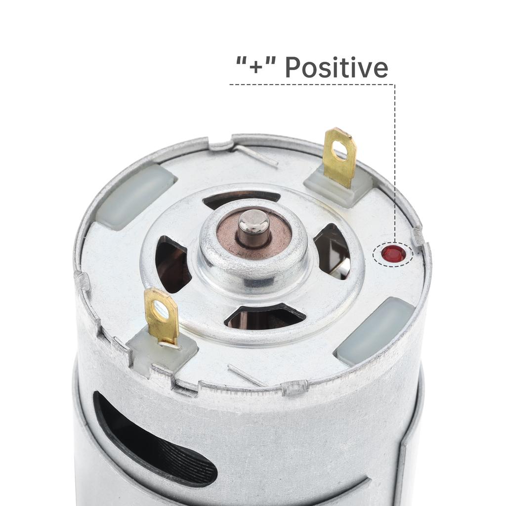 RS550 24V 25000RPM High Speed DC Motor 10 Teeth Gear 10x13mm Electric Ride On Vehicle Upgrade Replacement