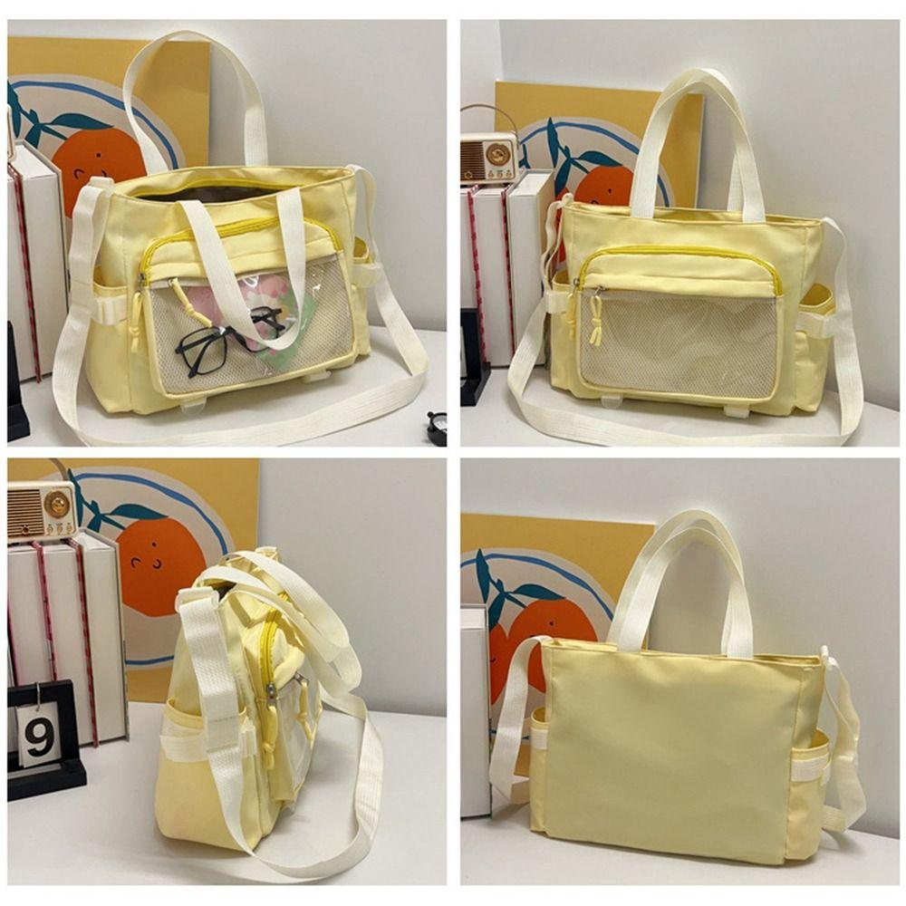 Japanese Style JK Shoulder Bag Large Capacity Lolita Handbag Lovely Canvas Tote Bag  Girls