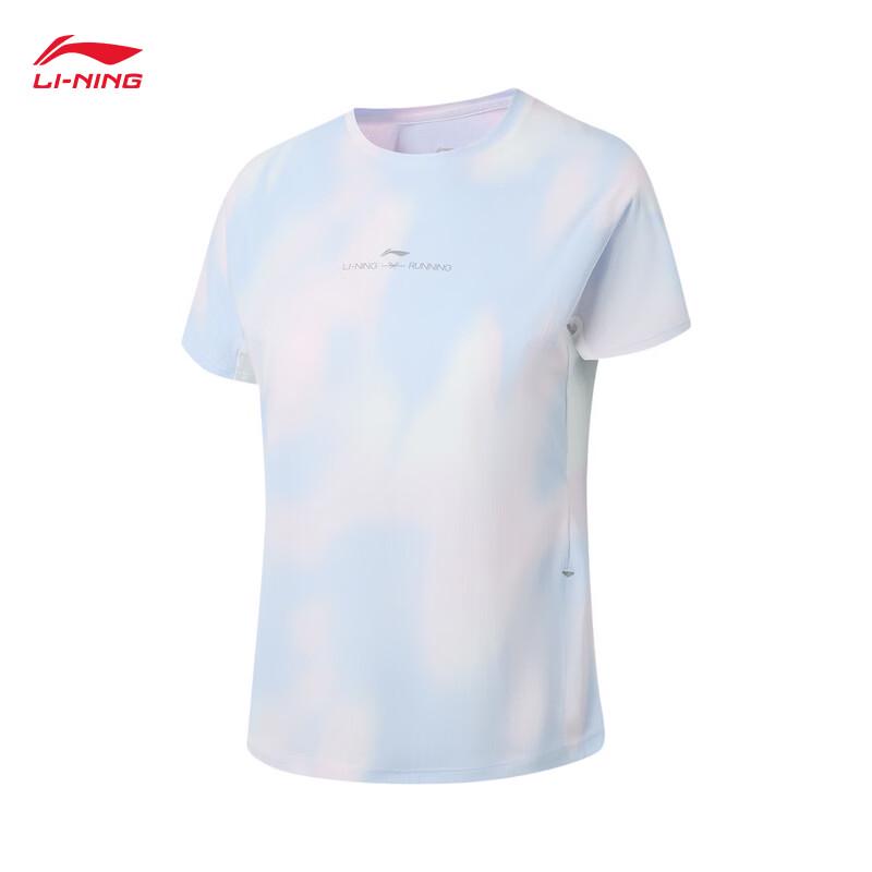 Li-Ning Женская быстросохнущая футболка с коротким рукавом ATSW146