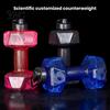 Portable Water Bottle 500/1500/2200/2600ML Dumbbell Sports Clear Arm Strength Kettle Training Workout Drinking Cup Home Gym Fitness Equipment