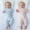 Бамбуковый детский летний комбинезон - Легкий ромпер-пижама для новорожденных