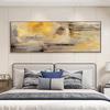 Modern Abstract Golden Yellow Oil Canvas Painting Posters and Prints Wall Art Pictures For Living Room Home Decor No Frame