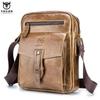 Брендовая мужская сумка-мессенджер из коровьей кожи, деловая повседневная сумка через плечо, мужская сумка через плечо из натуральной кожи, большая вместимость