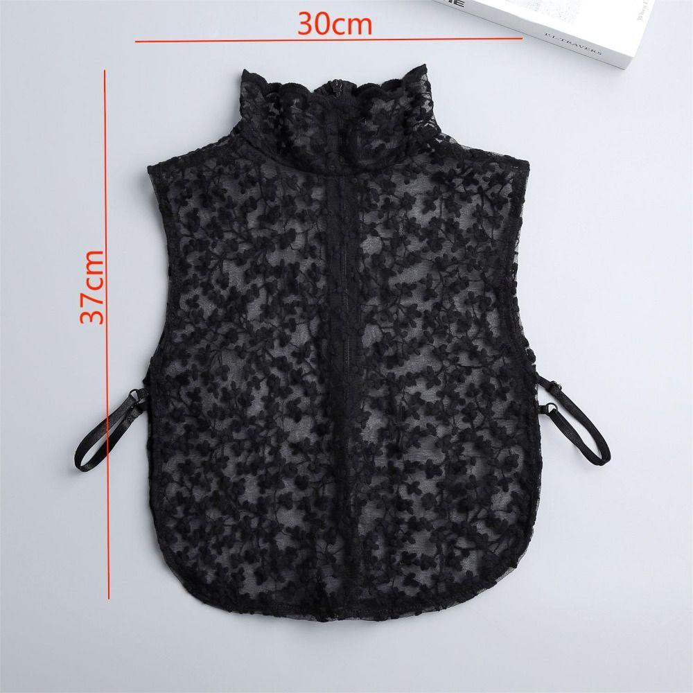 Лепесток Кружево Съемный Воротник Красивая Ложная Блузка Девушка