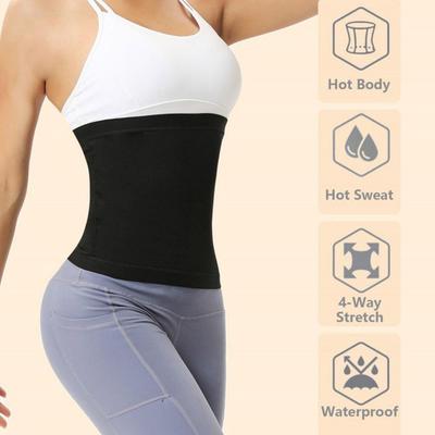 Женский пояс-сауна для пота, тренажер для талии для женщин, триммер для пота, синий пояс-сауна Wai E3X3