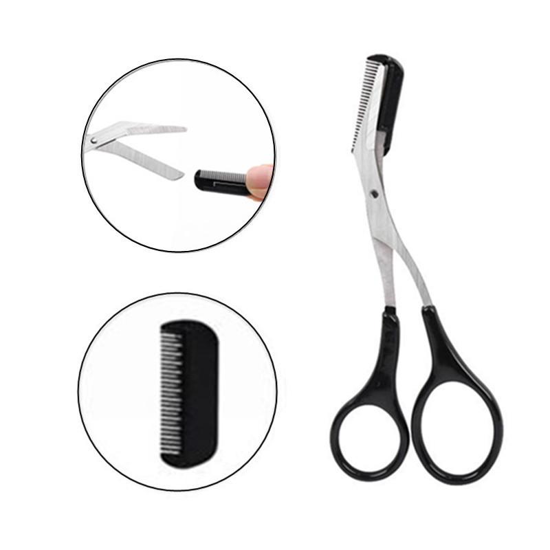 3 шт./компл. нож для нарезки бровей зажим для бровей ножницы для бровей красота макияж косметический инструмент