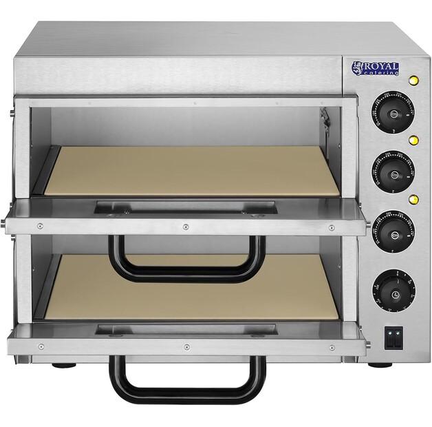 Electric Grill Royal Catering RCPO-3000-2PS-1 Double Pizza Oven (1832)