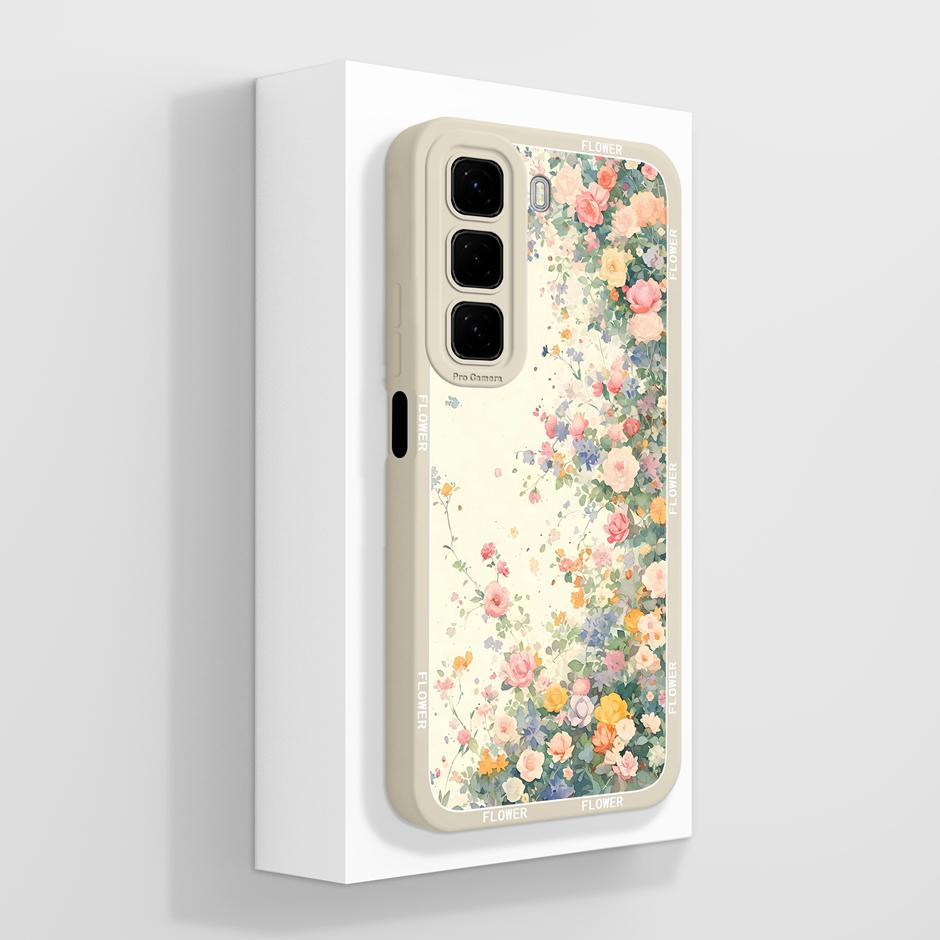 Для Infinix Hot50 50i 50Pro 50Pro+ Чехол Милый Кот Панда Защита от Падений Уникальная Крышка для Телефона Для Infinix Hot 50 Pro Plus 50i Capa