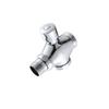 Model Wall-Mounted Chrome Finish Brass Material Eco-Friendly Water Saving Time Delay Self-Closing Press Toilet Flush Valve Hotel