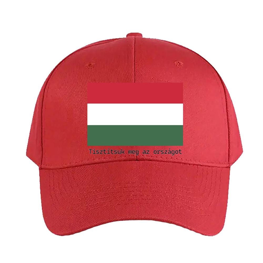 Венгерский флаг Tiszttsuk meg az orszgot Бейсболка женская мужская летняя Повседневная шляпа от солнца Взрослая регулируемая походная рыболовная шляпа