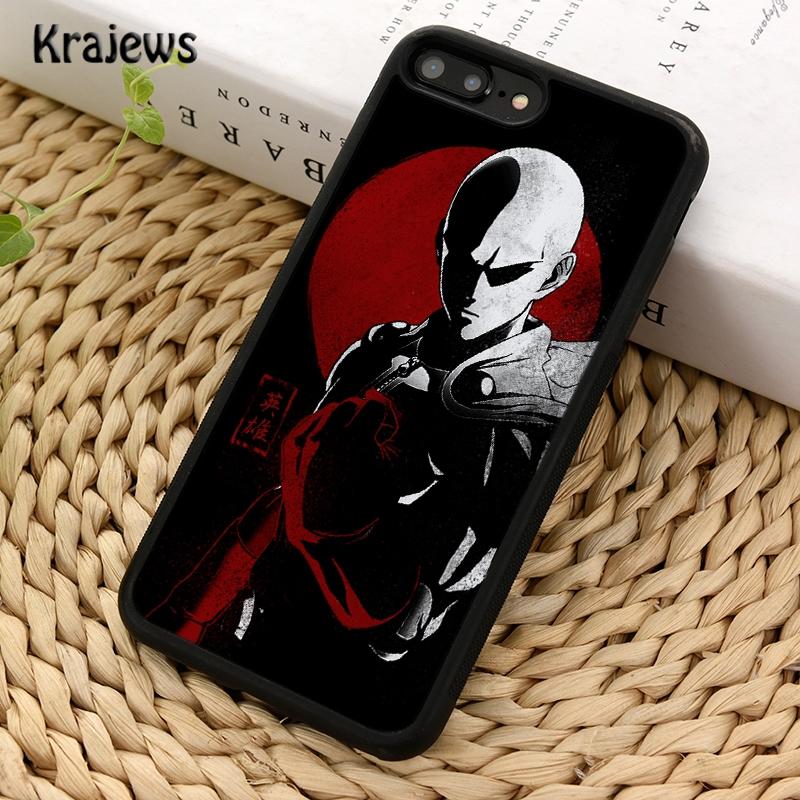 Krajews One Punch Man Japan Manga Phone Case Cover For iPhone 14 5 SE 6s 7 8 Plus 11 12 13 Pro X XR XS Max Samsung S21 S22 Ultra
