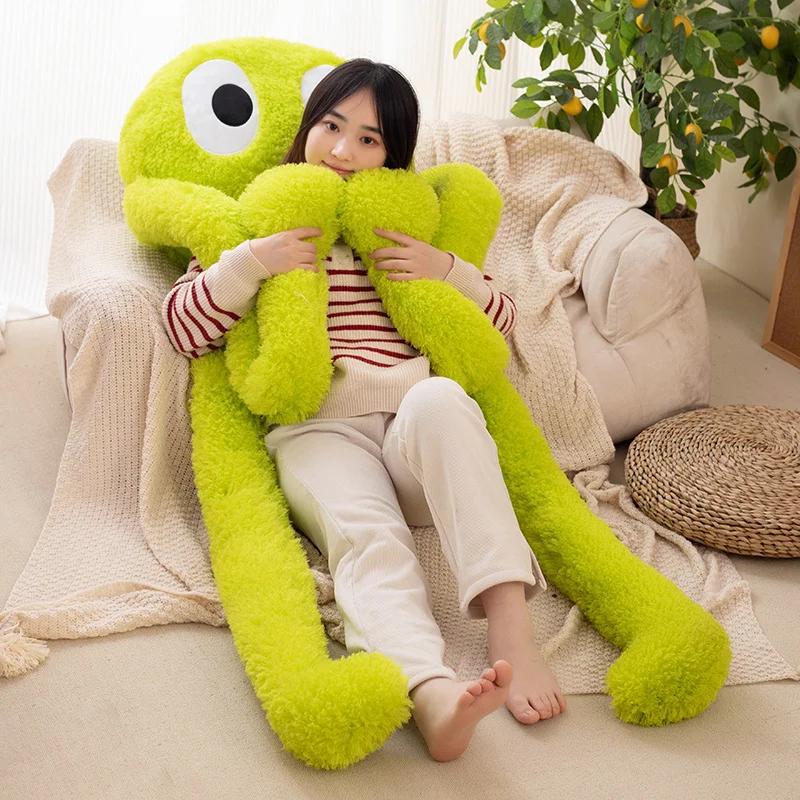 Cute Purple Green Octopus Plush Toy Stuffed Long Legs Octopus Doll Plush Animal Pillow Creative Gift Room Decor