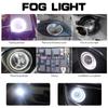 1Pcs Decorative Lights Angel Eyes Bulb Daytime Running Light Halo Ring Lamp Car COB LED Headlight