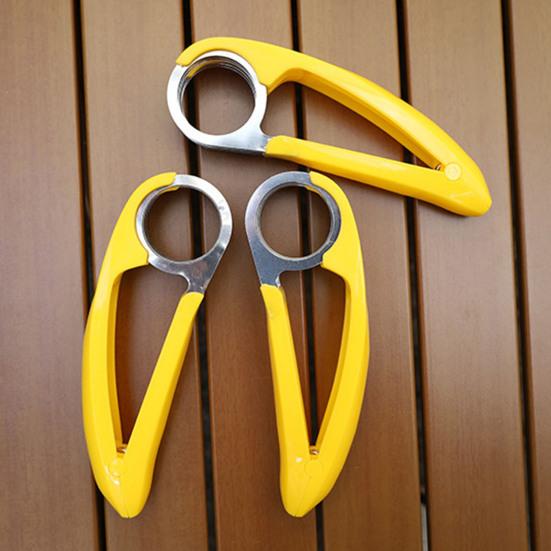 Banana Slicer Stainless Steel Fruit Cutter Chopper Vegetable Salad Slices Cucumber Cutter Kitchen Tool for Fast Food Prep Snacks