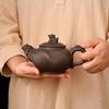 Чайник из фиолетовой глины, большой рельефный чайник, чайник Сиши, чайник из киновари из фиолетовой глины, бытовой набор для чая кунг-фу