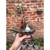 Антикварная винтажная масляная лампа Aladdin Brass Genie 8 дюймов морская горелка для благовоний Chirag
