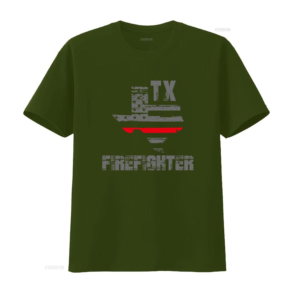 Texas Firefighter T Shirt Stylish And Patriotic Design For Enthusiasts Vintage Breathable Streetwear Designer Clothes