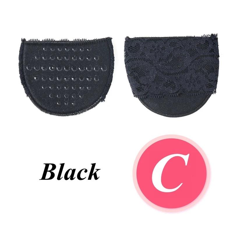 1 Pair Invisible Half Size Forefoot Cushion Women's High Heels Anti-slip Foot Protectors Soft and Durable Insoles Reduce Pain