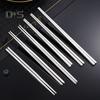 5 пар палочек для еды из нержавеющей стали, высокая твердость, многоразовые, противоскользящие, легкие, металлические палочки для еды, бытовые, термостойкие палочки для еды овощей