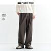 PEACEBIRD Men's Loose Fit Wide-Leg Casual Pants
