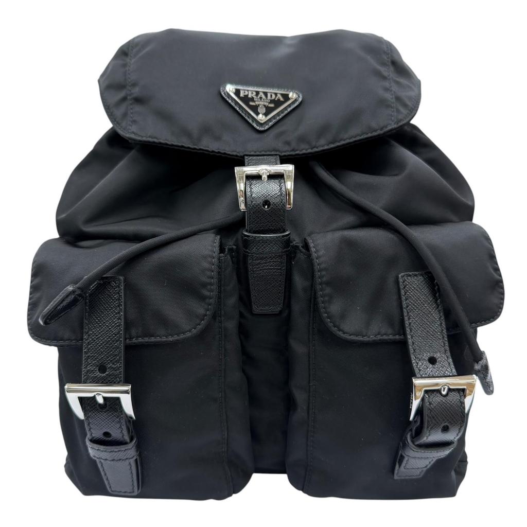 Great PRADA Backpack · Daypack Small Re-Nylon backpack Triangle logo 1BZ677 Used