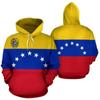 3D Printed Venezuela Flag Men's Hoodie Fashion Casual Loose Pullover Sweatshirt For Men Women Streetwear Sudaderas Para Hombres