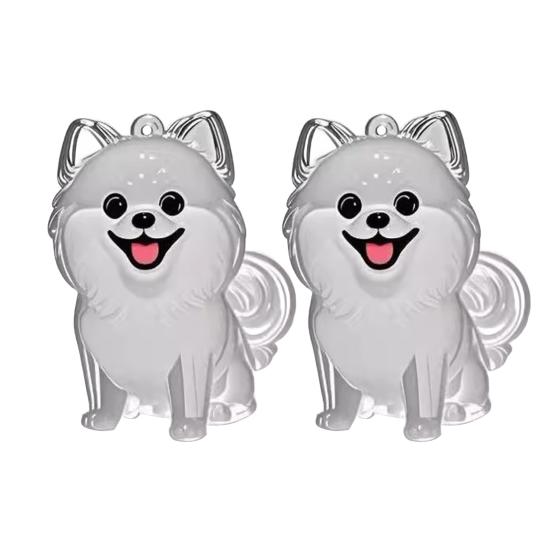 2/5Pcs Pet Hair Storage Box Keychain Portable Pet Memory Holder Secret Fur Collection Box Pet Hair Souvenir Box Keyring