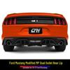 Rear Diffuser for 15-17 Mustang: Small Body Kit with Dual Outlet