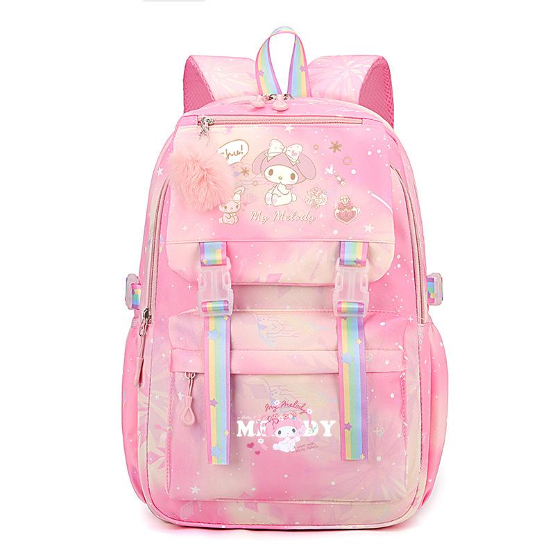 Melody Melody Sweet Cartoon Printed School Bag Primary School Junior High School Student Large Capacity Backpack
