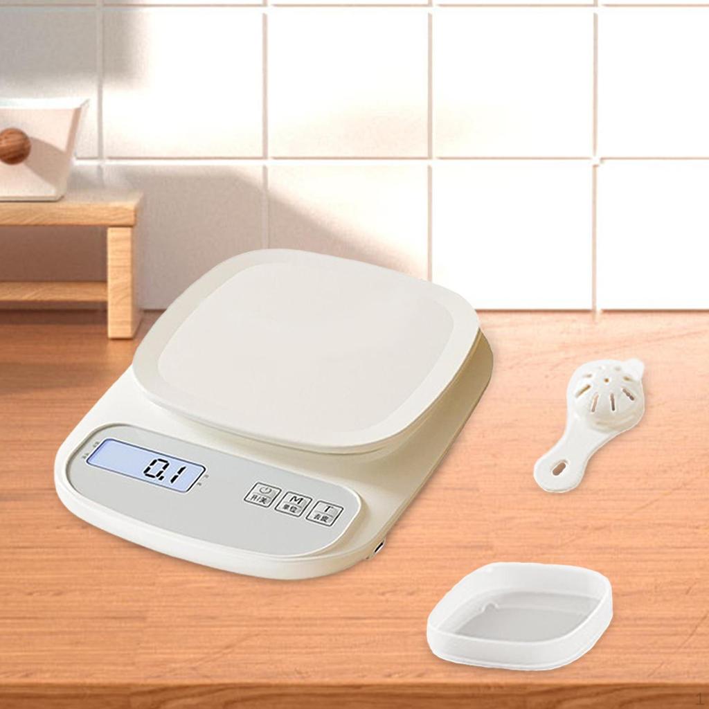 Кухонные весы для еды, карманные цифровые весы для маленькой тарелки, весы для мяса, весы для кофе