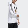 Adidas Мужская толстовка с капюшоном Disney Collaboration, белая GD5863