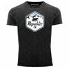 Men's Vintage Shirt Republic California Bear Mountains Crest Logo Print Shirt-