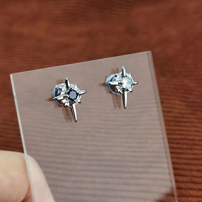 1 Pair North Star Magnet Ear Clip for Men Without Ear Holes Earrings Women Simple Jewelry Daily Decoration