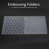 2pcs Embossing Folders Concave Convex Scrapbooking Template for Handcraft Photo Album Decoration Card DIY