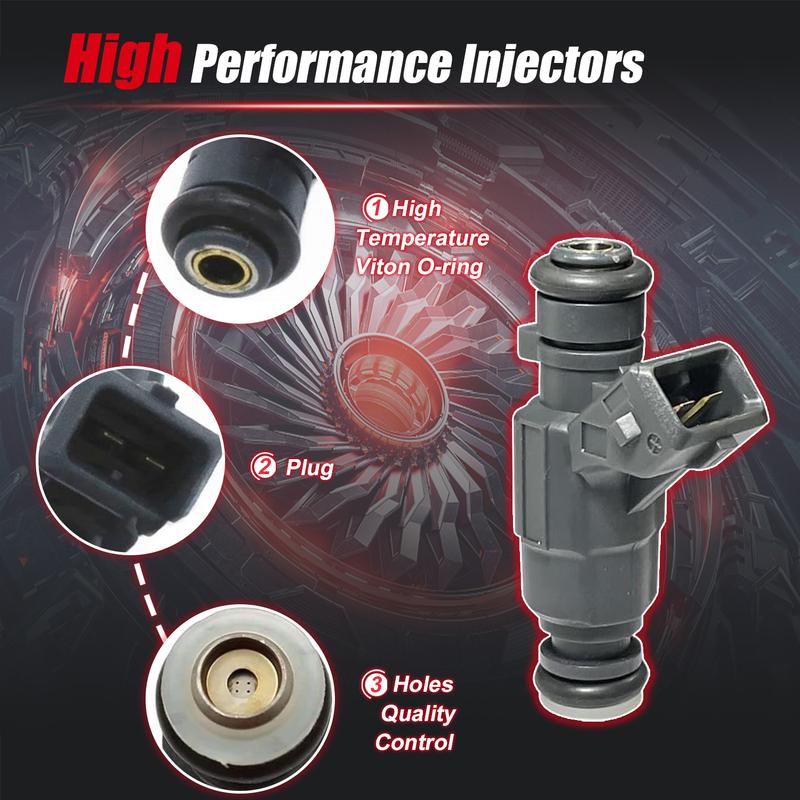 4PCS 0280156262 Fuel Injectors For Geely Kiong MK LG CK CK2