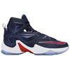 Nike Lebron 13 EP Удобные Мягкие Нескользящие Прочные Высокие Баскетбольные Кроссовки Мужские кроссовки Темно-синие 807220-461