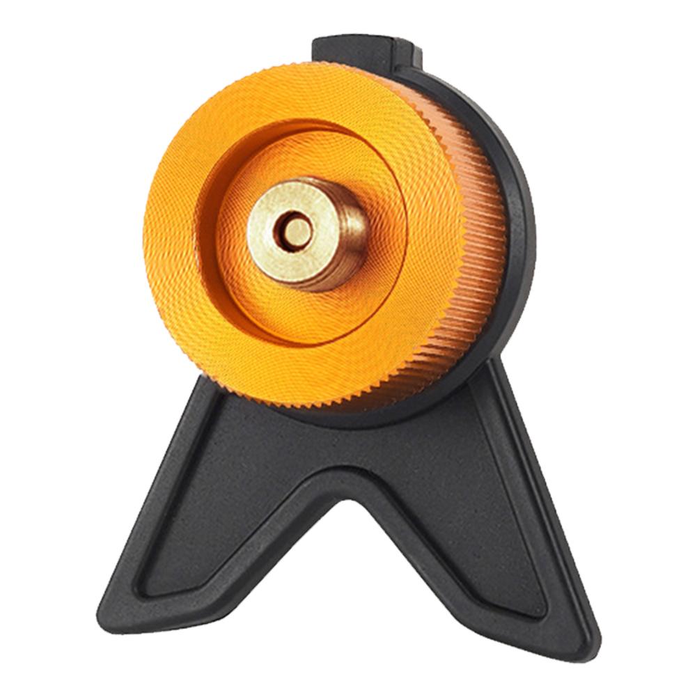 Gas Tank Self-Locking Conversion Stove Head with Fixed Anti Roll Bracket Camping Furnace Converter for Outdoor Camping