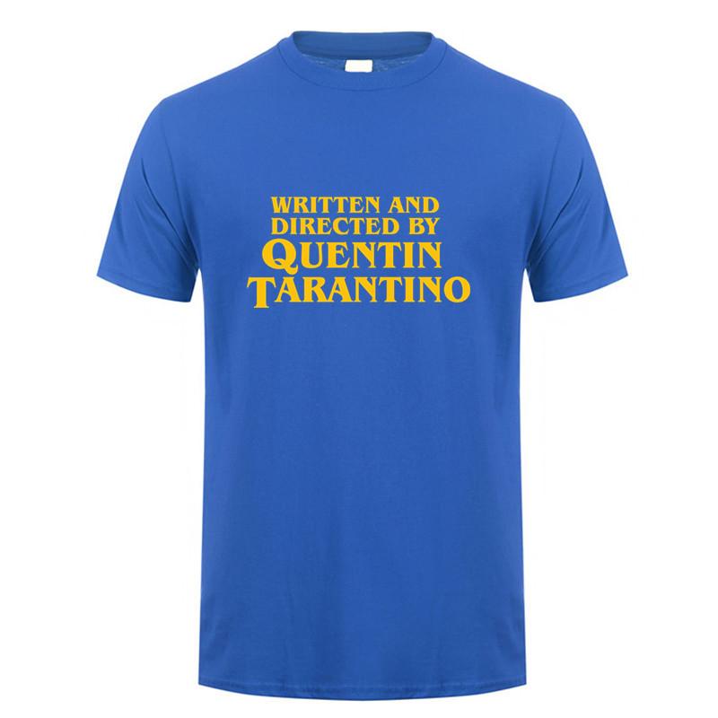 Written And Directed By Quentin Tarantino T Shirt Unisex Unisex T Shirts Summer Fashion Short Sleeve Unisexunisex Tshirt Oz418