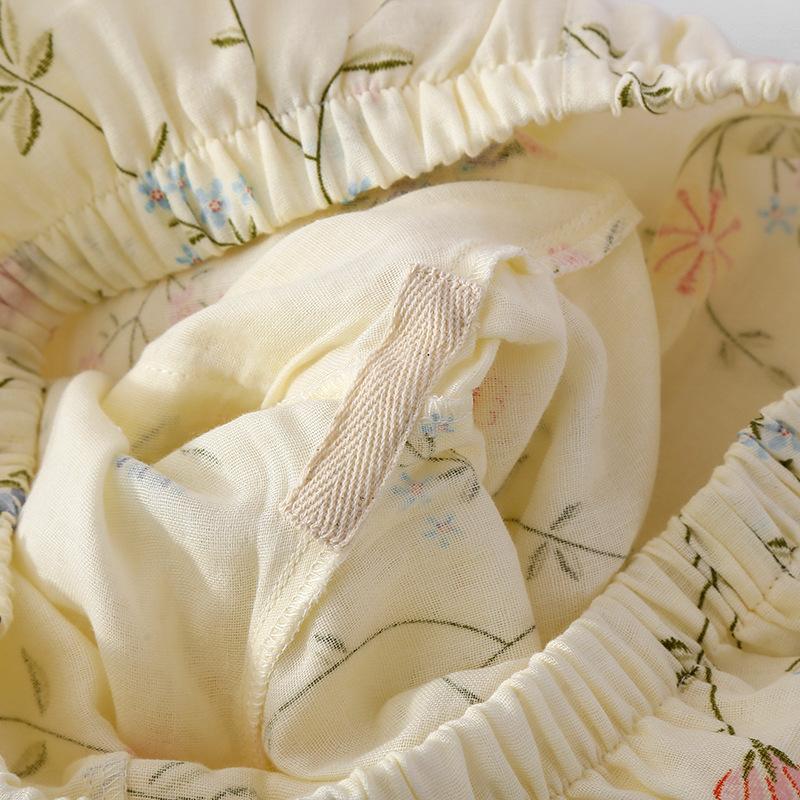 Новая летняя женская пижама с короткими рукавами, шорты, костюм из хлопка с принтом, свежая домашняя одежда, комплект из двух предметов для женщин