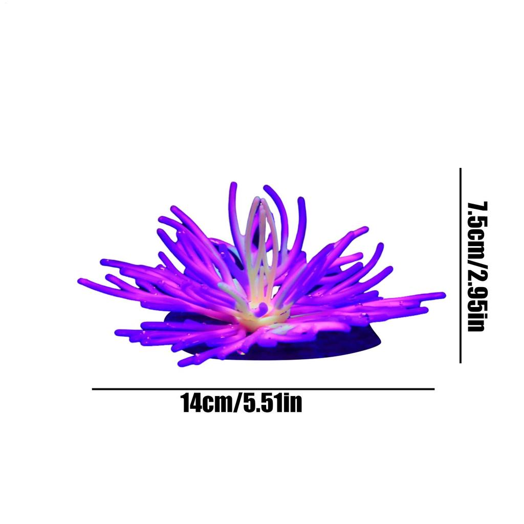 Украшения для аквариума Коралл Силиконовые коралловые украшения для аквариума Аксессуары для аквариума Растительные украшения для общежития дома отеля